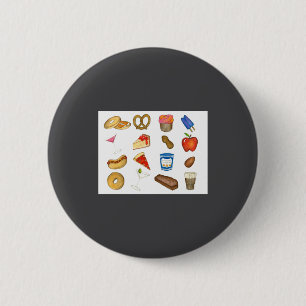 New York City Nyc Essen Zza Bagel Steak _1 Button