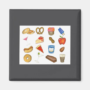 New York City Nyc Essen Zza Bagel Steak _1 Magnet