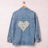 New York City NYC Five Boroughs Heart People Jeansjacke (Hangar)