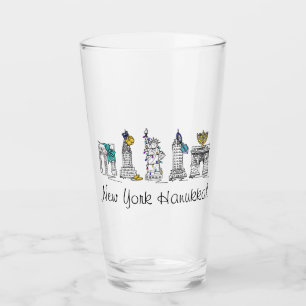 New York City NYC Hanukkah Holiday Sehenswürdigkei Glas