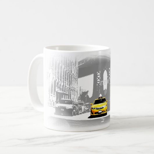 New York City Nyc Kaffeetasse (Vorderseite Links)