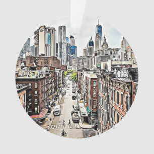 New York City NYC Manhattan Weihnachten Ornament