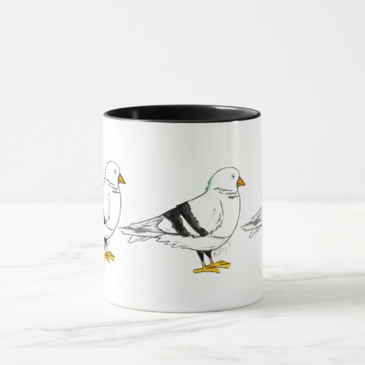 New York City NYC Pigeon Bird Tasse (Zentrum)