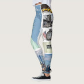 New York City Nyc Pop Art Leggings (Links)