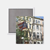 New York City NYC Puerto Rico Flag Foto Magnet (Vorderseite/Rückseite)