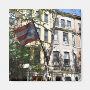 New York City NYC Puerto Rico Flag Foto Magnet