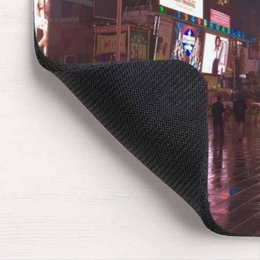 New York City NYC Rainy Times Square Foto Mousepad (Ecke)
