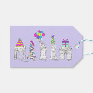 New York City NYC Sehenswürdigkeiten Geburtstagspa Geschenkanhänger