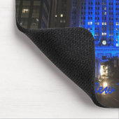 New York City NYC Skycraper Architecture Night Mousepad (Ecke)