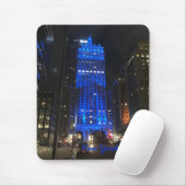 New York City NYC Skycraper Architecture Night Mousepad (Mit Mouse)