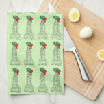 New York City NYC Skycraper Wreath Weihnachten Küchentuch<br><div class="desc">Das Handtuch zeigt eine originelle Marker-Abbildung einer New Yorker Sehenswürdigkeit, die für die Ferien "gekleidet" ist. Ein perfektes Weihnachtsgeschenk oder kleine Geschenk für Ihren Lieblings-Feinschmecker oder für alle, die NYC Lieben! Sehen Sie nicht, wonach Sie suchen? Brauchen Sie Hilfe bei der Anpassung? Kontaktieren Sie Rebecca, um etwas für Sie entworfen...</div>