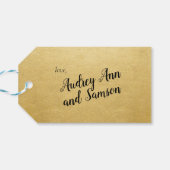 New York City NYC Skyline Begrüßungsmarken Geschenkanhänger (Rückseite Horizontal)