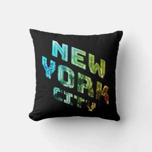 New York City NYC Skyline Downtown Manhattan Metro Kissen