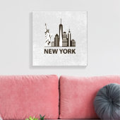 New York City | NYC Skyline Leinwanddruck (Insitu (Wohnzimmer))