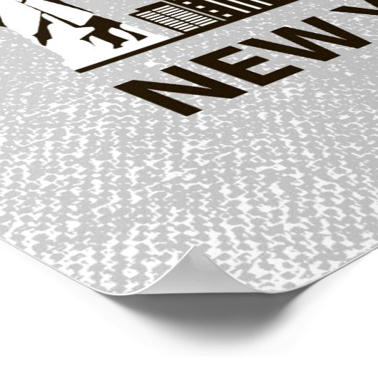 New York City | NYC Skyline Poster (Ecke)