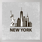 New York City | NYC Skyline Poster (Vorne)