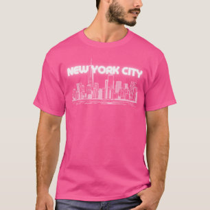 New York City NYC Skyline Stadt Liebhaber Geschenk T-Shirt