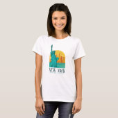 New York City, NYC Skyline T-Shirt (Vorne ganz)