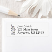 New York City NYC Statue Liberty Christmas Lights (Insitu)