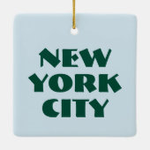 New York City NYC Upper West Side Architecture Keramikornament (Rückseite)