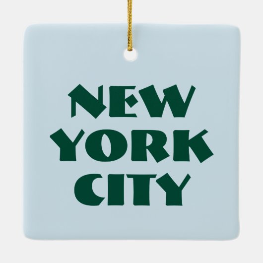 New York City NYC Upper West Side Architecture Keramikornament (Rückseite)