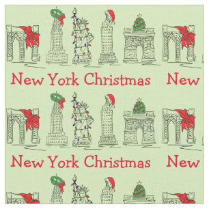 New York City NYC Weihnachts-Sehenswürdigkeiten We Stoff
