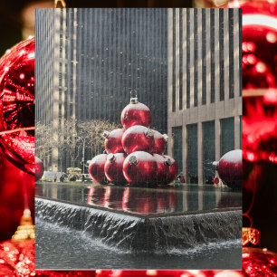 New York City NYC Weihnachtsbrunnen Puzzle