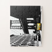New York City Nyc Yellow Taxi Brooklyn Bridge Puzzle (Vertikal)