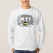 New York City Nyc Yellow Taxi Brooklyn Bridge T-Shirt (Vorderseite)