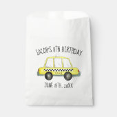 New York City NYC Yellow Taxi Cab Birthday Party Geschenktütchen (Vorderseite)