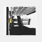 New York City Nyc Yellow Taxi Pop Art Fleecedecke (Vorderseite (Horizontal))