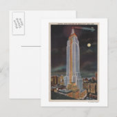 New York City, NYEmpire Staat Bldg in Postkarte (Vorne/Hinten)