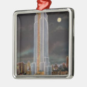 New York City, NYEmpire Staat Gbd herein Silbernes Ornament (Links)