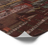 New York City, NYView von der Brooklyn Bridge Poster (Ecke)