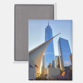 New York City - One World Trade Center and Oculus Magnet (Vorderseite/Rückseite)