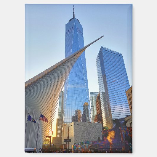 New York City - One World Trade Center and Oculus Magnet (Vorderseite)
