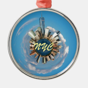 New York City Ornament Aus Metall