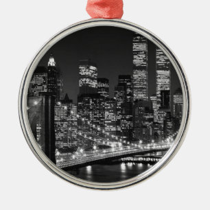 New York City Ornament Aus Metall