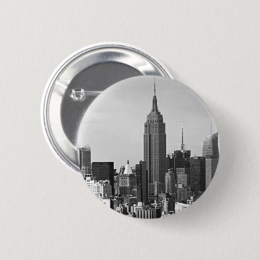 New York City Panorama Button (Vorne & Hinten)