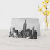 New York City Panorama Karte (Gelbe Blume)