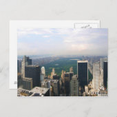 New York City Panoramic Skyline Postcard Postkarte (Vorne/Hinten)