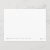 New York City Panoramic View from Singer Tower 192 Postkarte (Rückseite)