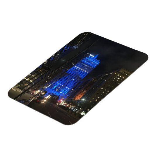 New York City Park Avenue Architecture NYC Night Magnet (Linke Seite)