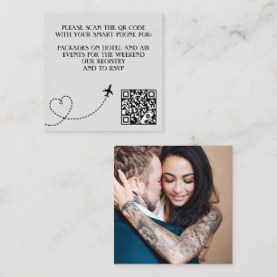 New York City Passport QR Code Einschließungskarte Begleitkarte