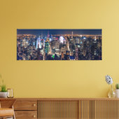 NEW YORK CITY PER NACHT LEINWANDDRUCK (Insitu (Wohnzimmer))