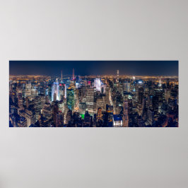 NEW YORK CITY PER NACHT POSTER