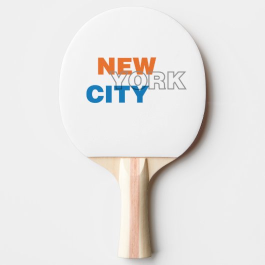 New York City Ping Pong Paddle Tischtennis Schläger (Vorderseite)