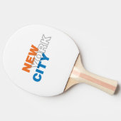 New York City Ping Pong Paddle Tischtennis Schläger (Seitenansicht)