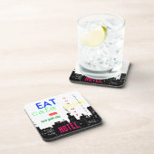 New York City Pop Art Getränkeuntersetzer (Rechte Seite)