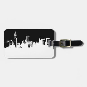 New York City Pop Art Luggage Tag Gepäckanhänger